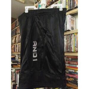 New And1 shooter shiny Black Mens Shorts Size  Large Bag51